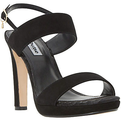 Dune Maye High Heel Sandals Black Suede Dune Maye High Heel Sandals Black Suede